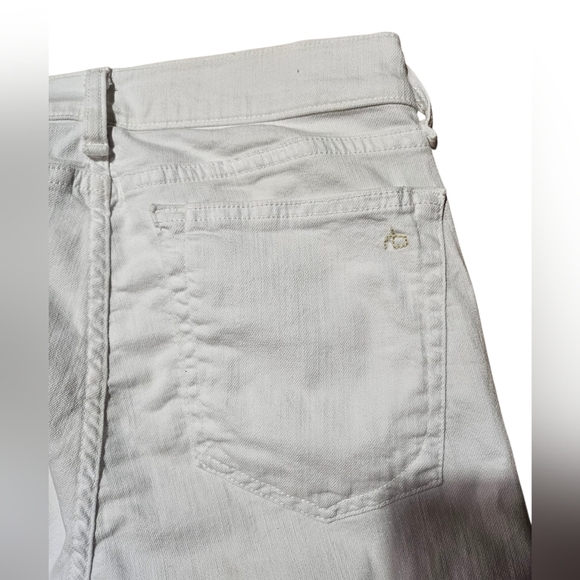 Rag & Bone Dre Slim Boyfriend Jean White 25 - Picture 8 of 8
